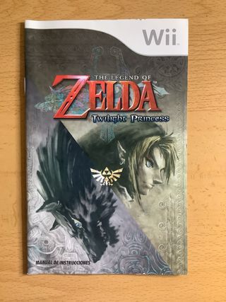 Zelda Twilight Princess Wii *Caja y manuales*
