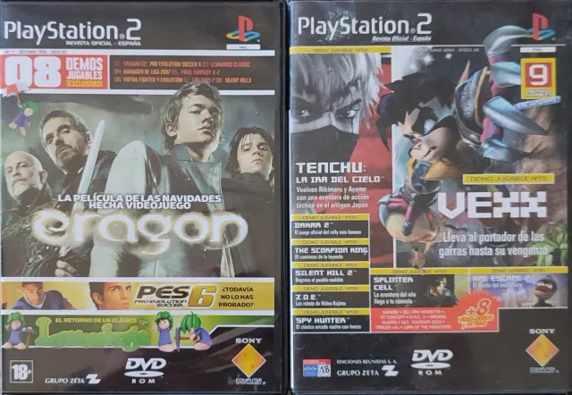 4 DVD DEMOS PlayStation 2: Demos Jugables