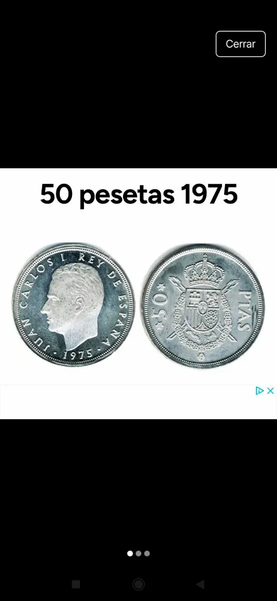 3 Monedas 50 Pesetas Juan Carlos I 1975-*78(2)*79