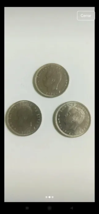 3 Monedas 50 Pesetas Juan Carlos I 1975-*78(2)*79