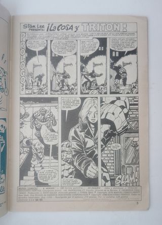 cosa, namor, triton, spiderman y ms. marvel