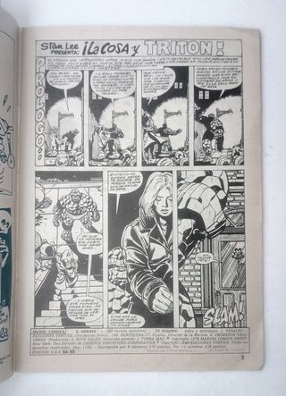 cosa, namor, triton, spiderman y ms. marvel