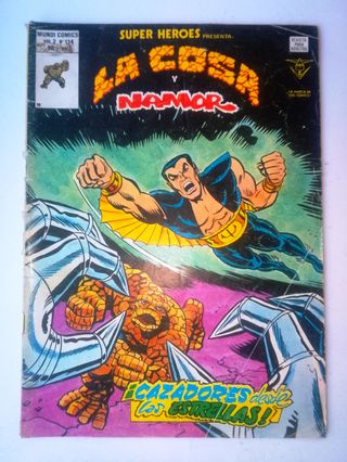 cosa, namor, triton, spiderman y ms. marvel