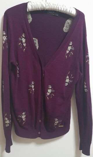 Chaqueta Roberto Verino Talla XL color Berenjena