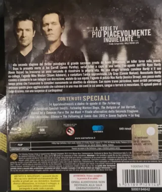 The Following Temporada 1 y 2 Blu-ray