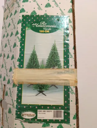 Albero di Natale 120 cm Re del Amazzonia