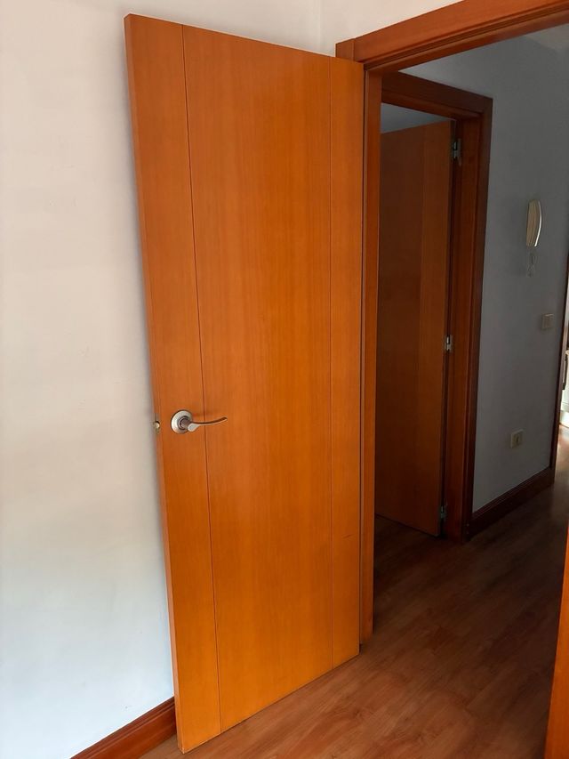 5 Puertas de habitación y 2 de armario de madera