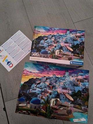 Puzzle 500 piezas Clementoni Santorini