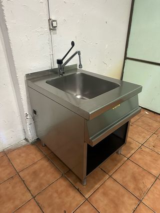 Fregadero industrial acero inoxidable