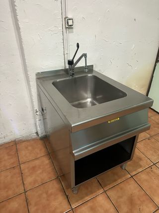 Fregadero industrial acero inoxidable