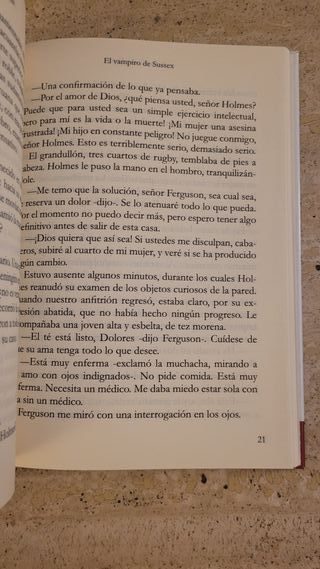 Libro y DVD Sherlock Holmes: El vampiro de Sussex