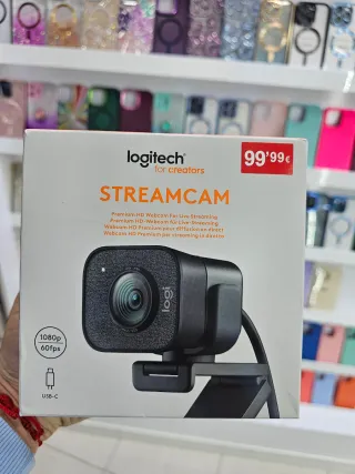 Logitech StreamCam Webcam Negra 1080p