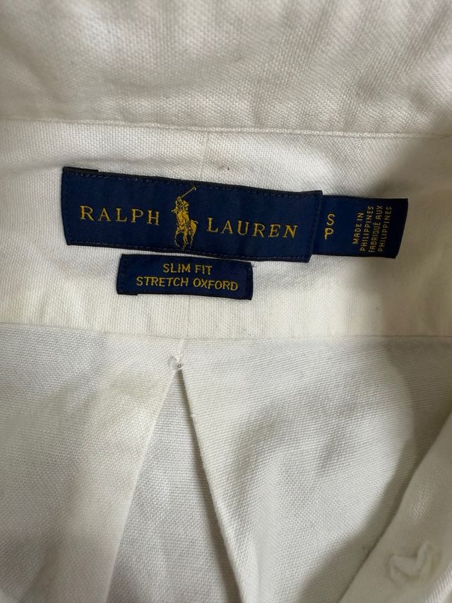 Camisa Polo Ralph Lauren Blanca