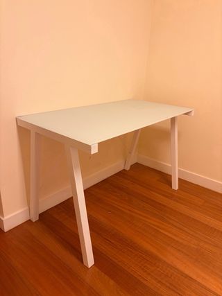 Secretária Metal e Vidro 125x65x77.5