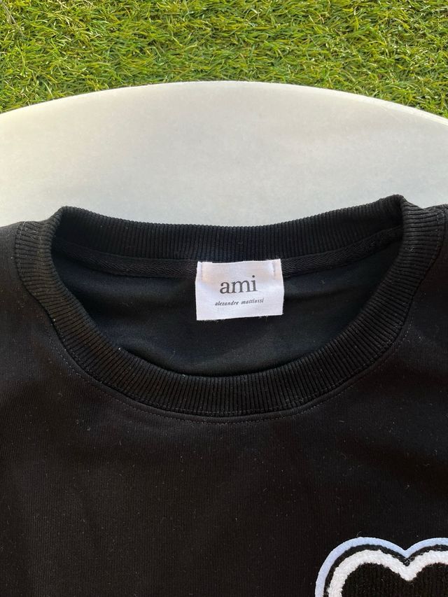 Sudadera AMI Paris Negra Talla S