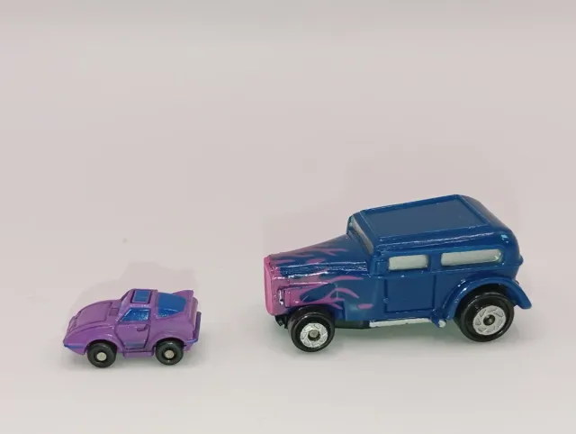Micromachine 1989 Galoob Auto Blu