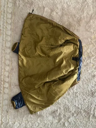 Chaqueta The North Face Azul y Dorado