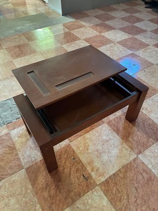 Mesa de centro de madera 104x55x45 cm