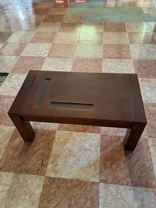 Mesa de centro de madera 104x55x45 cm