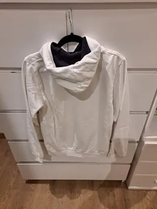 Sudadera Adidas Blanca con Capucha