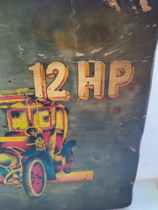 Targa Fiat 12 HP 1908 vintage