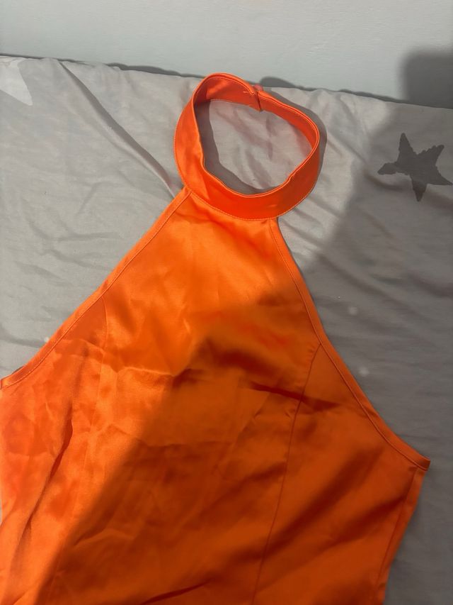 Vestido naranja Shein Talla XS