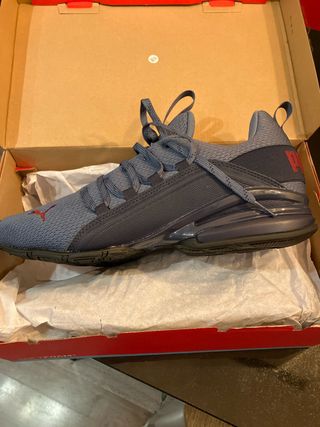 Zapatillas Puma Axelion Gris/Azul