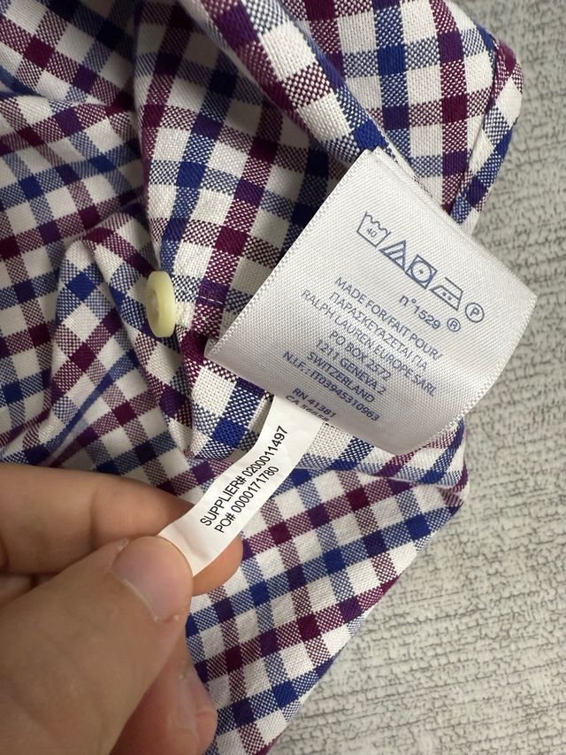 Camisa Polo Ralph Lauren Cuadros