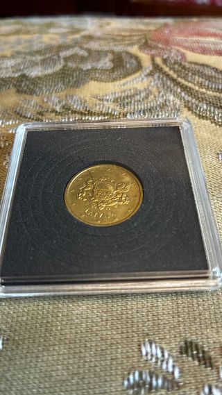 Moneda 0,10 céntimos 2014 Letonia