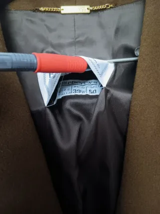 Abrigo paño Burberry Marrón