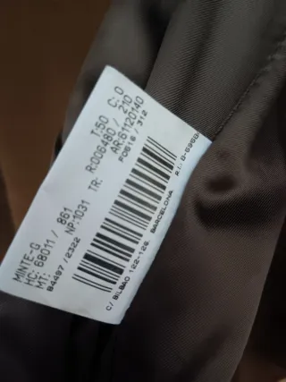 Abrigo paño Burberry Marrón