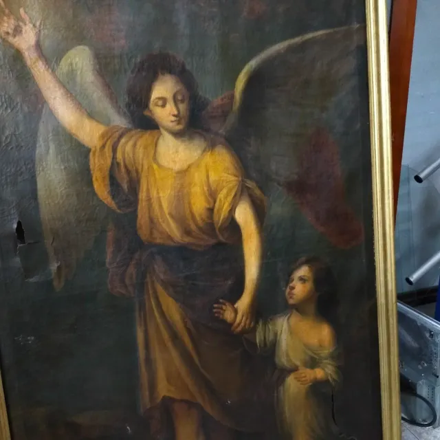 Antica copia di Angelo Custode di Murillo