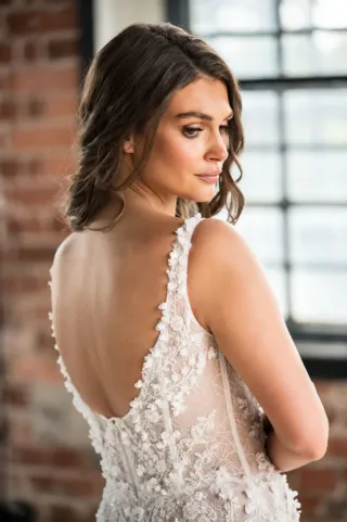 Vestido Novia Sirena Encaje Talla 38