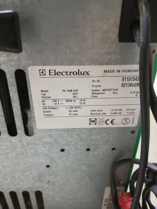 Nevera portátil Electrolux verde