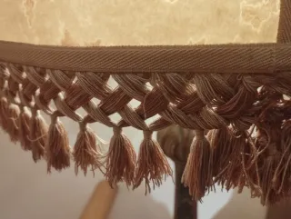 Lámpara de pie vintage de madera de estilo barroco