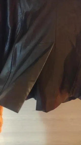 Giacca Cristina Effe Pelle Nera Taglia 46