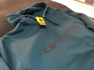 Sudadera Carhartt Logo Gráfico Verde Azul