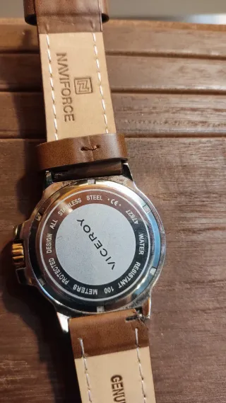 Reloj Viceroy Hombre Dorado y Blanco