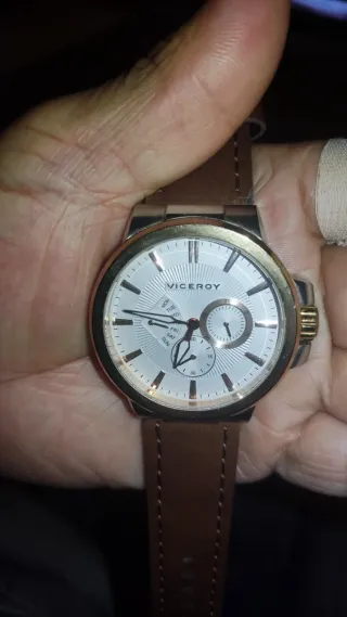 Reloj Viceroy Hombre Dorado y Blanco