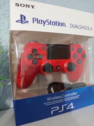 Mando PS4 Dualshock 4 Rojo