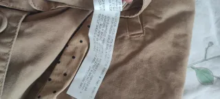 Falda Bershka Algodón Marrón