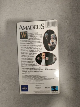 Amadeus VHS Película Drama Música