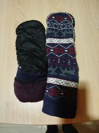 Calcetines de invierno con suela antideslizante
