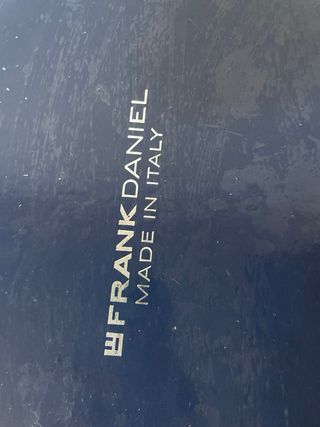 Scarpe Oxford Frank Daniel Pelle Marrone Tg 38