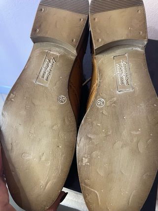 Scarpe Oxford Frank Daniel Pelle Marrone Tg 38