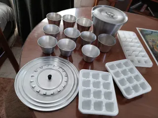 Set cocina metal y plastico