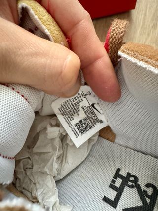 Nike Blazer Low x Sacai Marrón/Rojo Talla 41