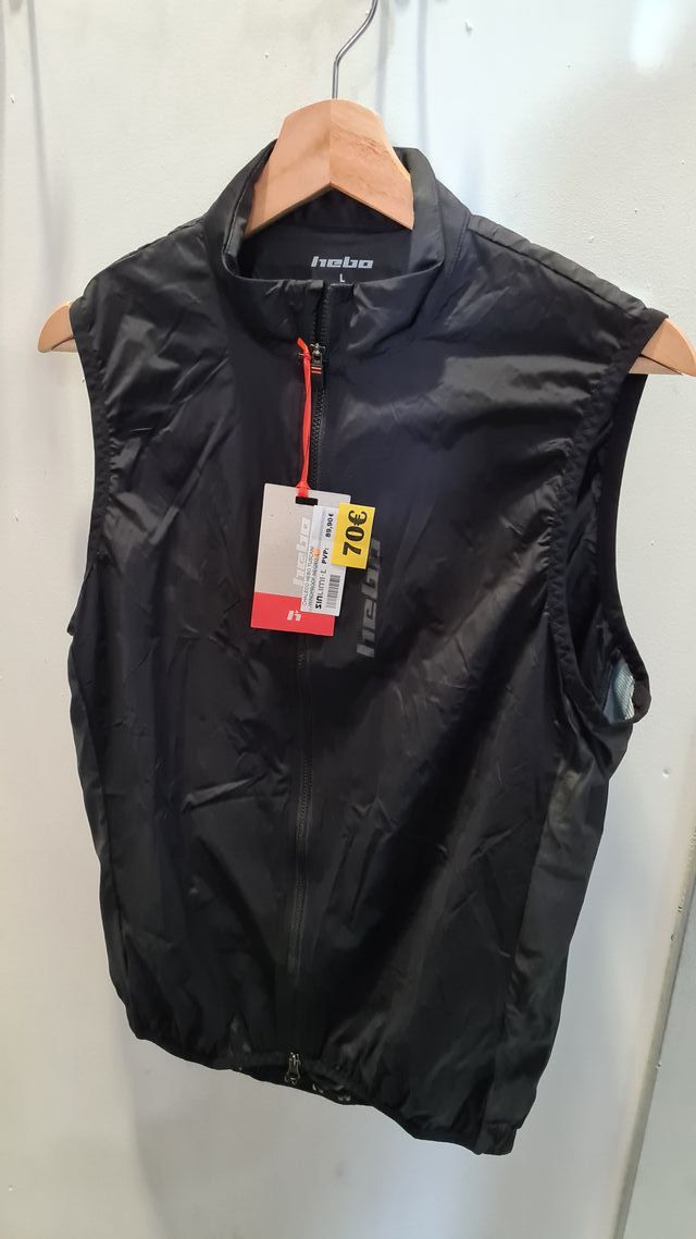 Chaleco Ciclismo HEBO Tuscani Windproof Talla L