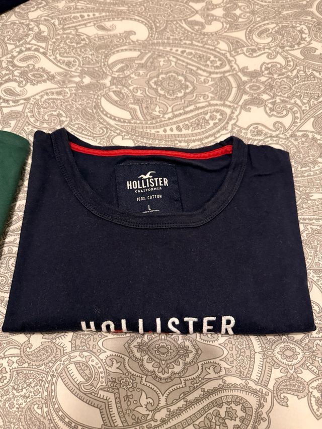 2 Camisetas Hollister Talla L