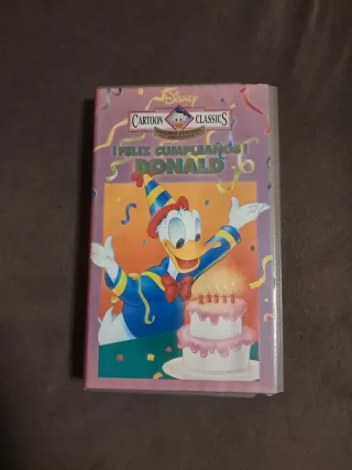 Pelicula vhs feliz cumpleaños Donald